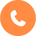 Phone Icon in Orange